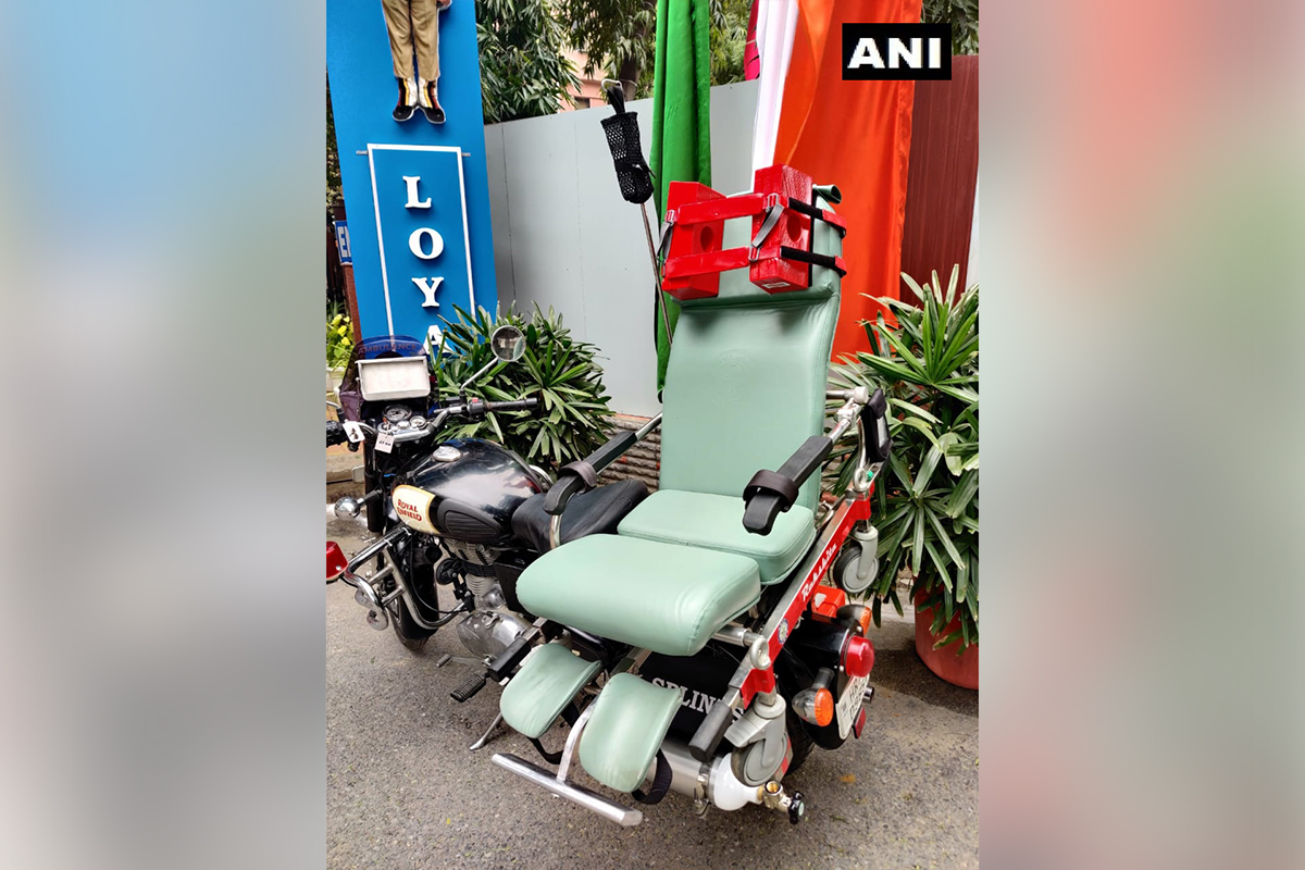 'RAKSHITA' Bike Ambulances Based on Royal Enfield Motorcycle Inducted into CRPF