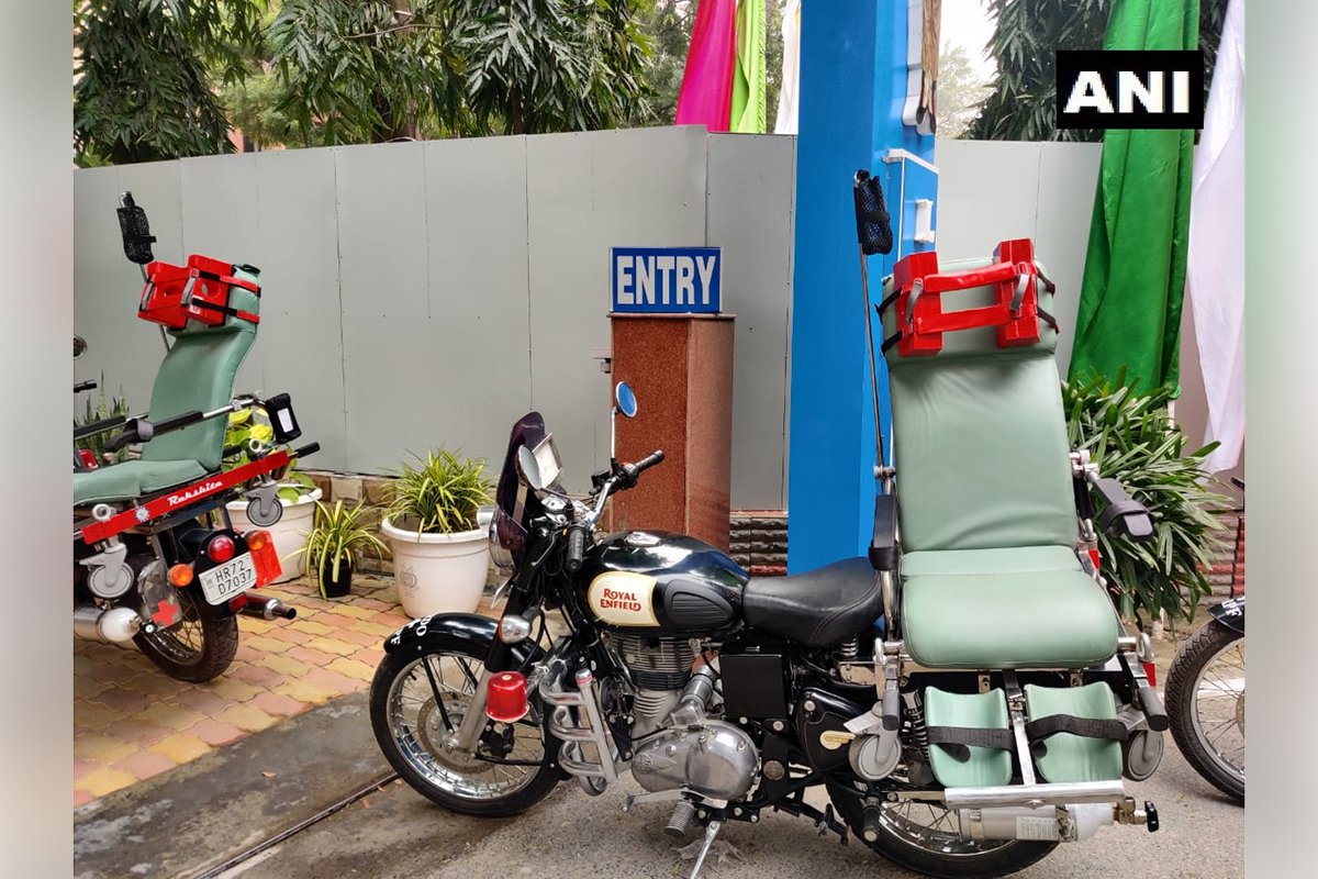 'RAKSHITA' Bike Ambulances Based on Royal Enfield Motorcycle Inducted into CRPF