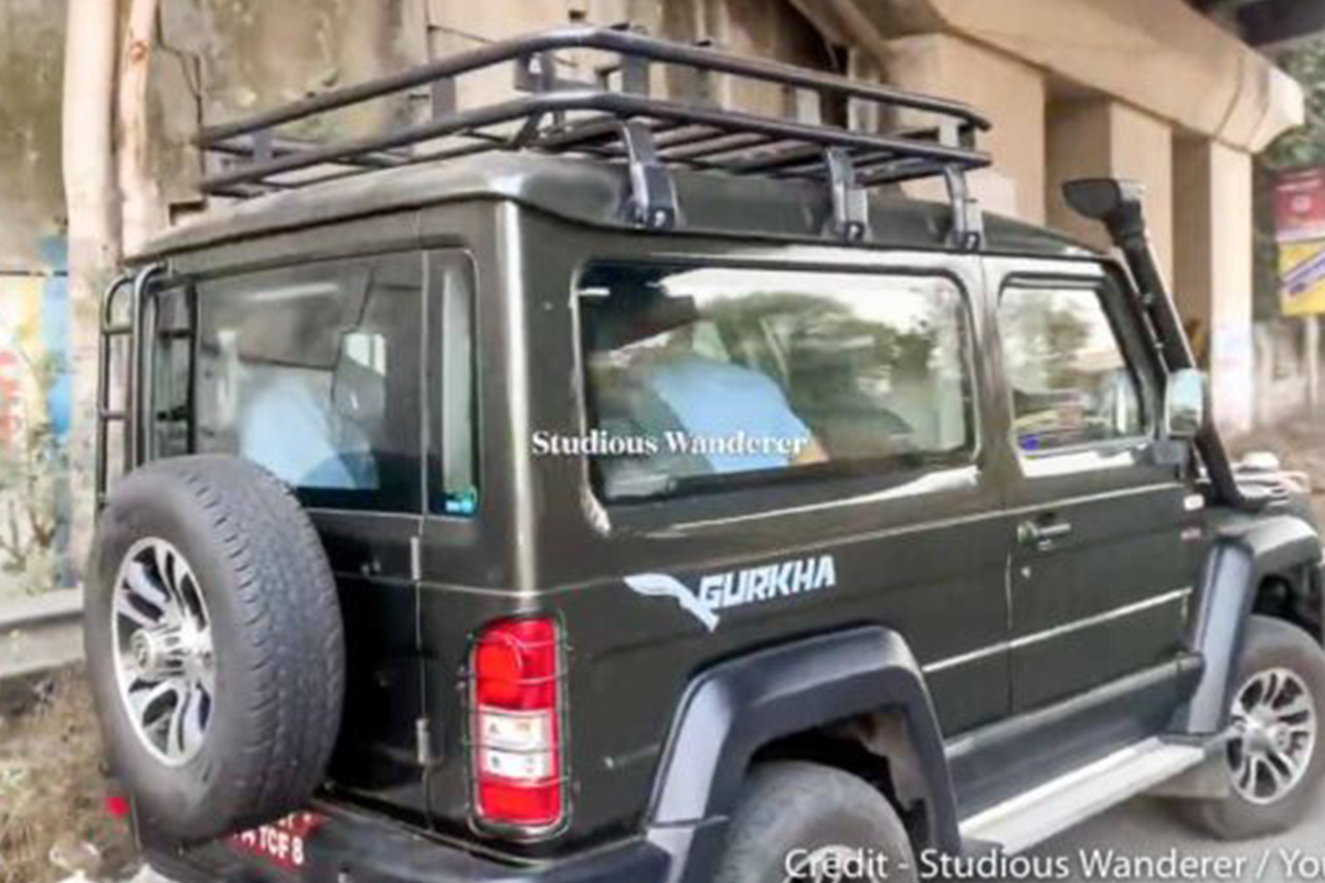Force Gurkha Production Model Spied; Interior Details Revealed