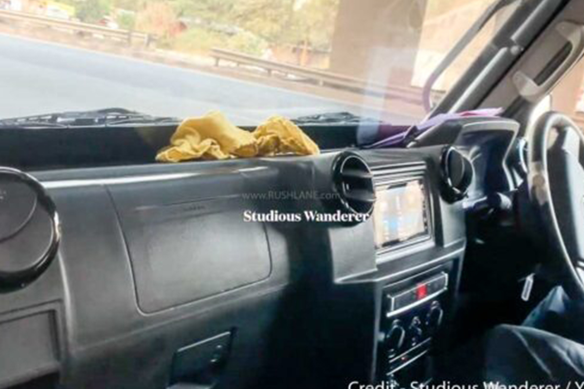 Force Gurkha Production Model Spied; Interior Details Revealed