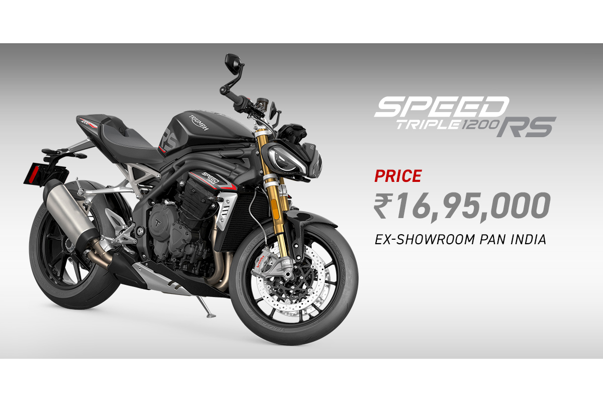 Triumph Triple Street 1200 RS Launched at Rs 16.95 Lakhs