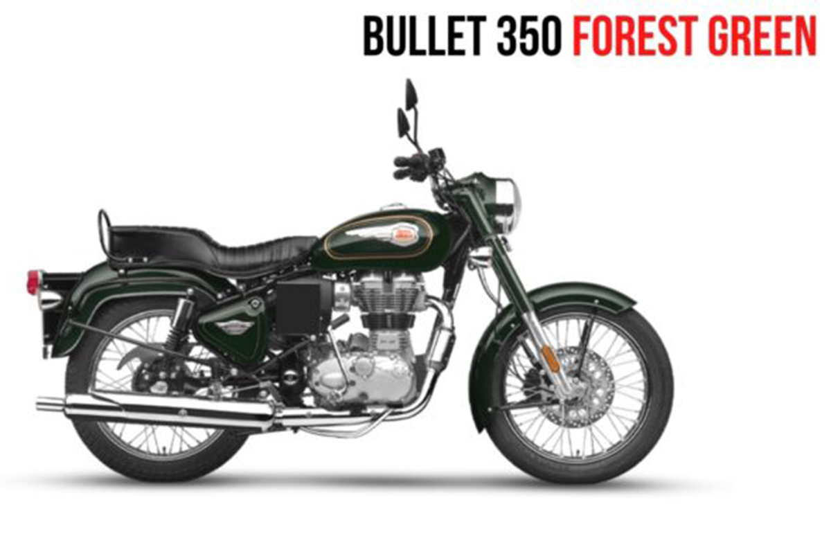 Royal Enfield Bullet 350 Forest Green Colour Launched at Rs 1.33 Lakhs