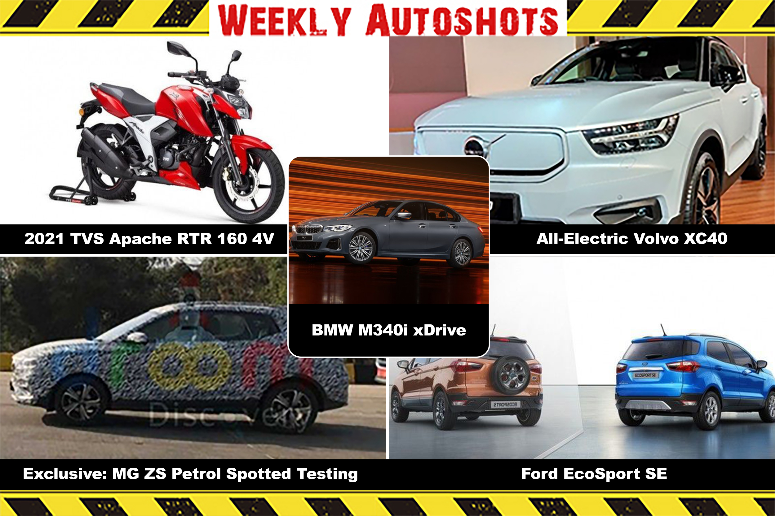 Weekly Auto Shots - Ford EcoSport SE, TVS Apache RTR 160 4V, Renault Triber launched