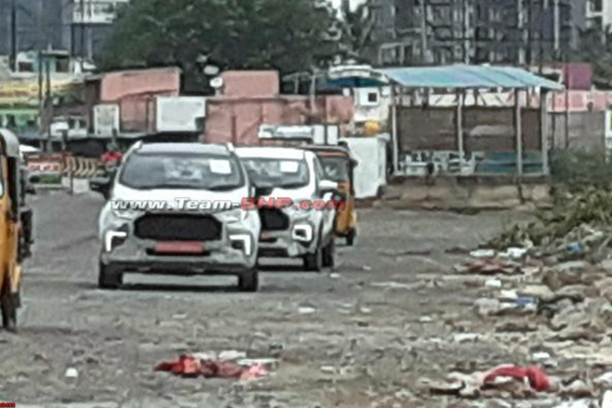 2021 Ford Ecosport Facelift Spied Testing in India