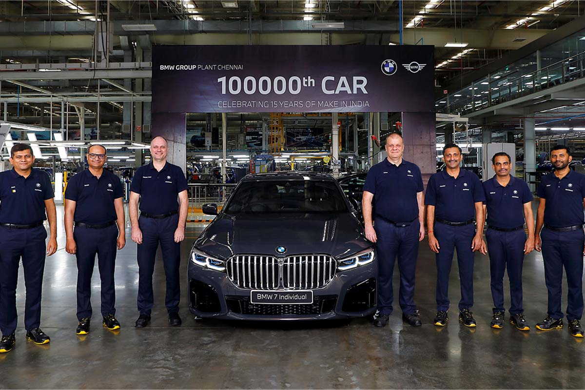 BMW Chennai Plant Rolls Out 1,00,000th Made-in-India Car 