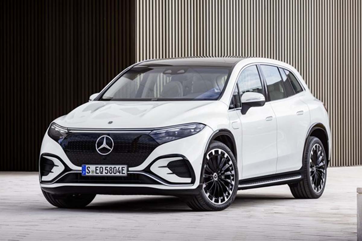 Mercedes Benz EQS Electric SUV Breaks Cover