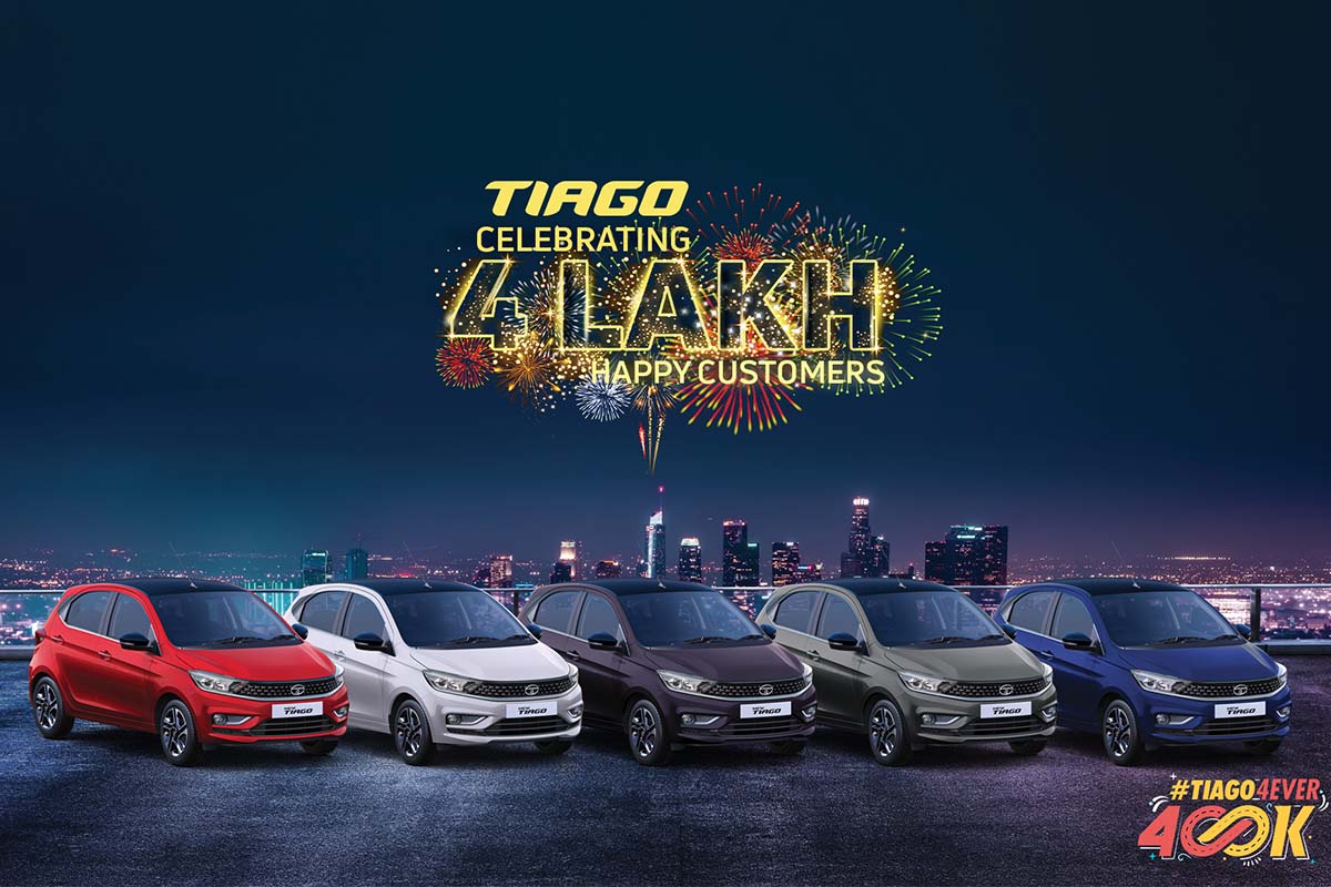 Tata Tiago Touches Production Milestone of 4 Lakh Units