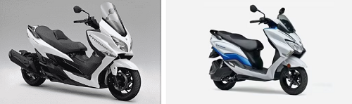 Suzuki e-Burgman and Burgman Hydrogen Unveiled at Japan Mobility Show 2023