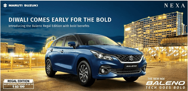 Maruti Suzuki Baleno Regal Edition Launched in India with Free Accessories Worth INR 60,200
