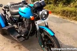 Royal Enfield Thunderbird 500X Modified Into a Trike