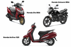 BS6 Honda Activa 125, Dio and Unicorn 160 Prices Again Increased in India 