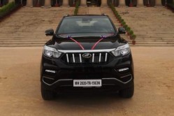 First BS6 Mahindra Alturas G4 Delivered to President Kovind