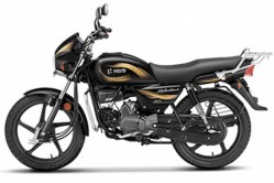 hero honda splendor plus on road