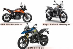 KTM 250 Adventure vs BS6 BMW G 310 GS vs Royal Enfield Himalayan: Detailed Comparison