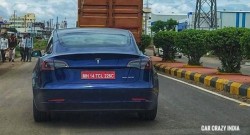 Tesla Model 3 Spotted Testing in India