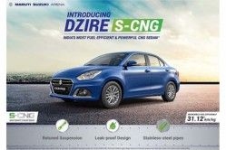 Maruti Dzire CNG Launched at Rs 8.14 Lakhs