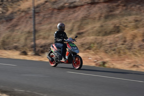 Getting up to 60-80kph is a breeze