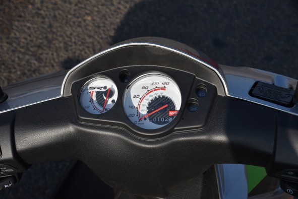 The instrument cluster looks too rudimentary