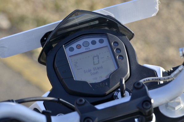 The all-digital instrument cluster is a bit fidgity to read.