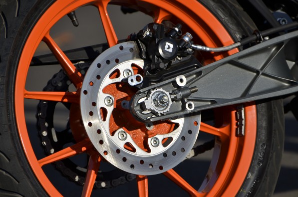 230mm disc at the rear. 