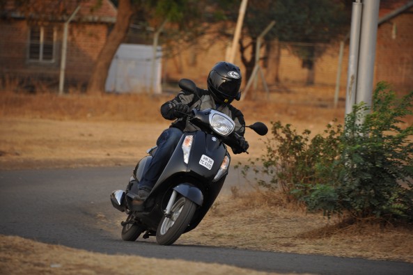 Preformance is quite impressive for a scooter.