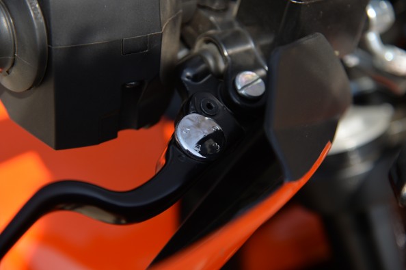 Adjustable levers new on the Duke 390.