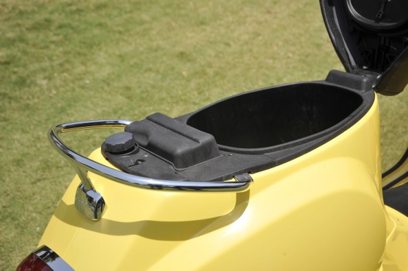 The under-seat carriage is quite spacious.