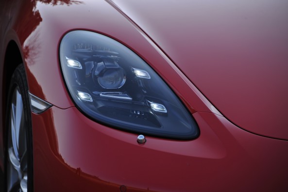Four-dot LED headlamps one of the cues to identify the 718.