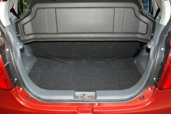 Boot space is just 177 litres.