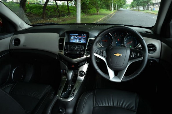 Cabin looks sporty; new six-speed manual gearbox and clutch are quite light to use.