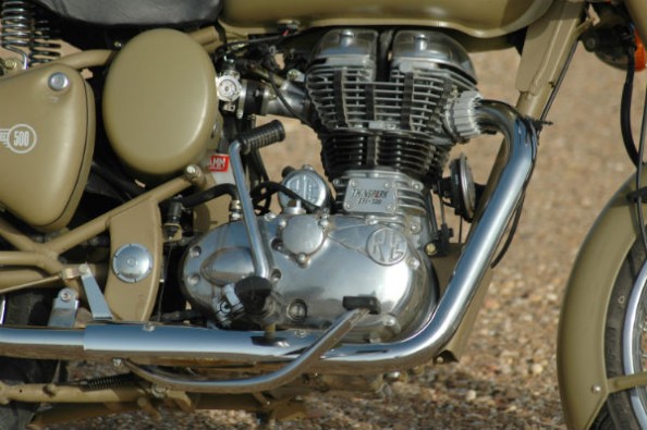 The 499cc, single-cylinder engine makes a decent 27.5hp, but offers plenty of pulling power.