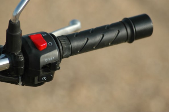 switchgear and grips feel nice to the touch.