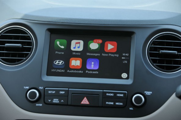 Touchscreen infotainment system is new