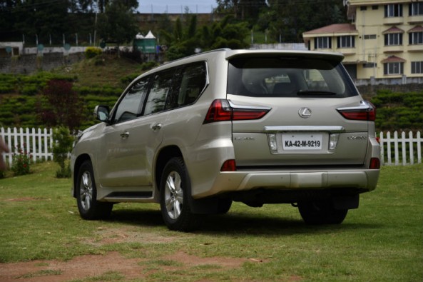 Lexus LX450d rear static