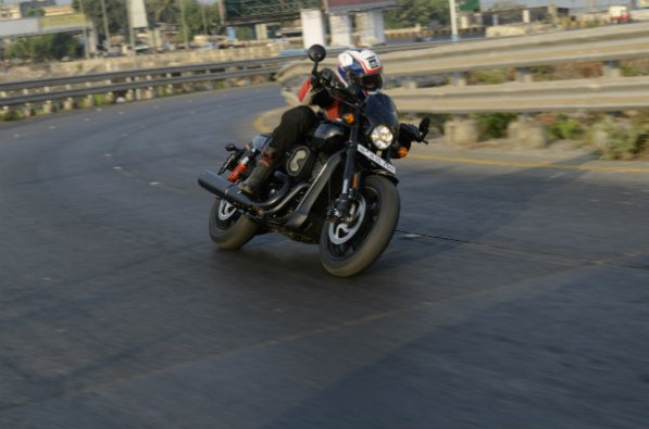 Cornering abiliyo of the bike is quite impressive