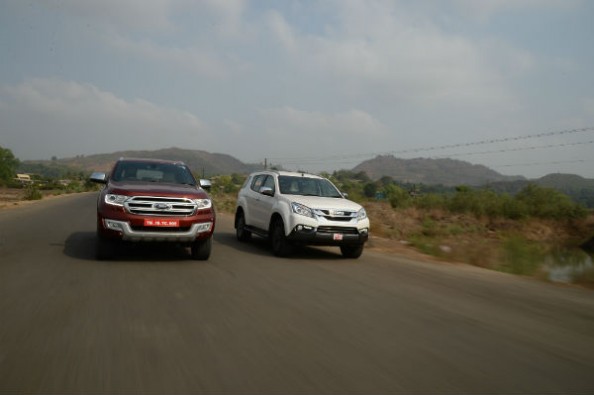 Isuzu MU-X vs Ford Endeavour 1