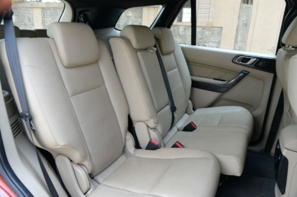 Ford Endeavour rear seats
