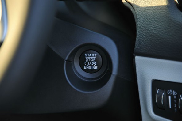 Jeep Compass engine start stop button