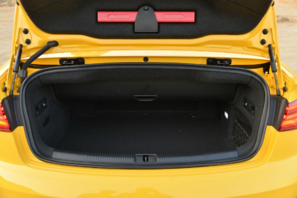 Audi A3 Cabriolet 2017: Boot space is surprisingly good. 