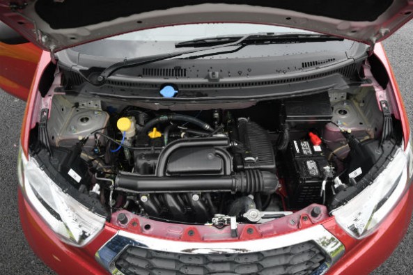 The 1.0-litre engine makes 68hp. 