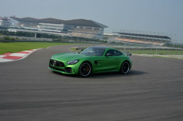 It does 0-100kph in a claimed 3.6sec