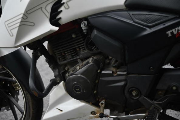 The Apache's 20.5hp, 197.75cc motor is extremely responsive.