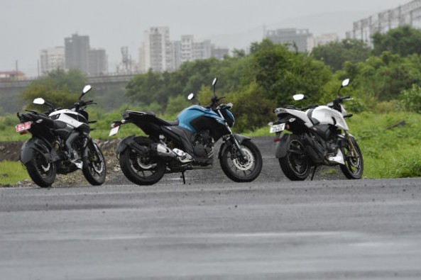 Pulsar NS200 vs RTR 200 vs FZ25