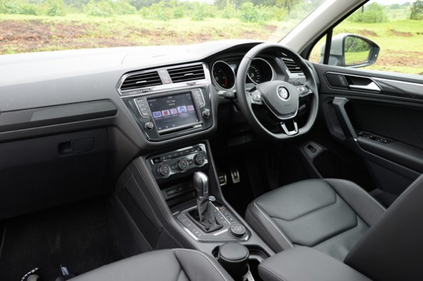 Leather upholstery standard.