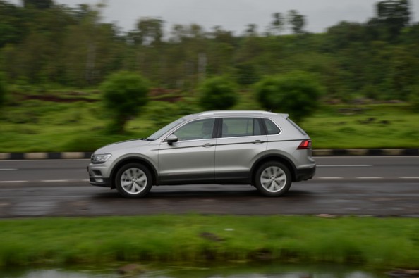 Hyundai Tucson in action.