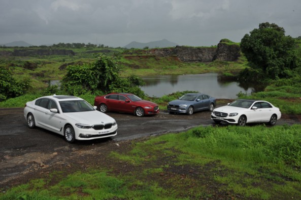 520d vs E220d vs S90 vs XF