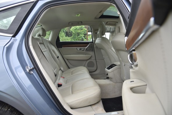 Volvo rides on air springs at the rear.