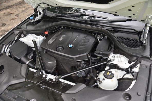 BMW engine is extremely refined.