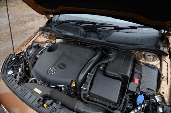 GLA's 170hp and 350Nm of pulling power.