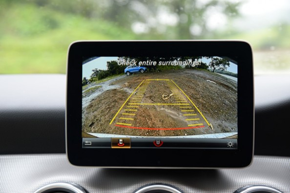 Mercedes’ COMAND system for the infotainment system.